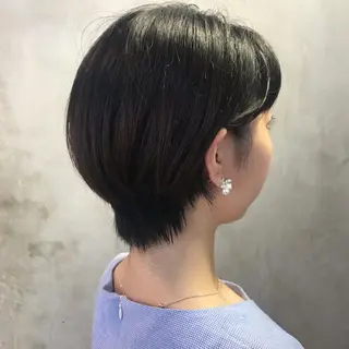 ショート カラー ヘアアレンジ stylist/蛯谷 珠里のヘアスタイル