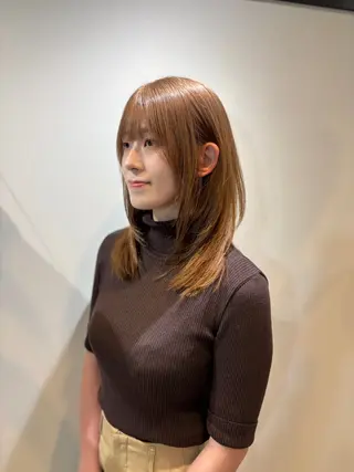 セミロング ショート/レイヤー/ ボブ/安本和史のヘアスタイル