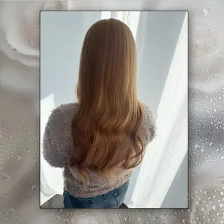 ロング カラー ルプラボウ/豊川/ 美髪カラー/アヤカのヘアスタイル