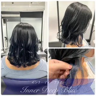 ミディアム カラー レイヤー/髪質改善/ 美髪矯正/手塚凌のヘアスタイル