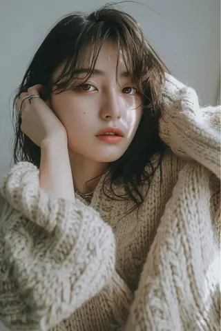 ミディアム 新宿/韓国メンズ RIKUパーマのヘアスタイル