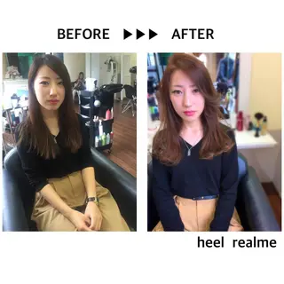 ショート ミディアム セミロング ロング カラー パーマ ヘアアレンジ 成松 勇治のヘアスタイル