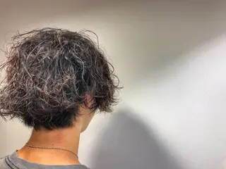ショート カラー パーマ メンズ 美髪矯正 Rioのヘアスタイル