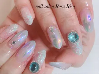 セミロング ネイル ネイルスタジオ シェイクユアハンズのネイルデザイン