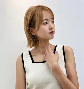 ミディアム mee.浦和店所属・カットモデル募集 🍒/北爪まゆのヘアスタイル