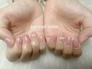 ネイル kao nail マグネット/長さだしのネイルデザイン