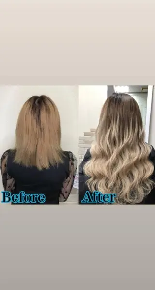 ロング エクステ＆髪質改善★ 美容室 XIーONのヘアスタイル