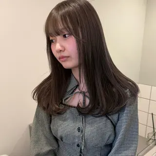 セミロング 舟橋耀/ブリーチカラ ー/レイヤーカットのヘアスタイル