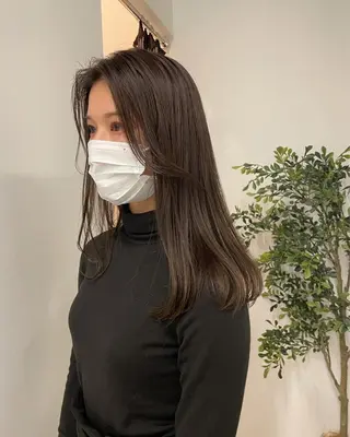 セミロング カラー キッズ オトナヘア🌸 harukaのヘアスタイル