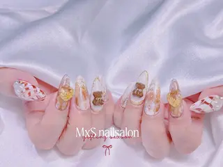 ネイル MxS Nail 【長さだし/フィルイン/マグネット/ワンホンネイル/韓国ネイル/パラジェル】所属・M×S Nail みなのネイルデザイン