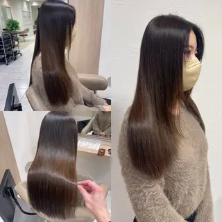 ロング Ash国立店 池田勇一”のヘアスタイル