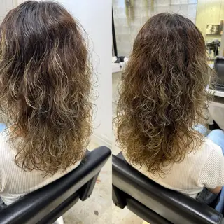 ロング 加藤 泰輔のヘアスタイル