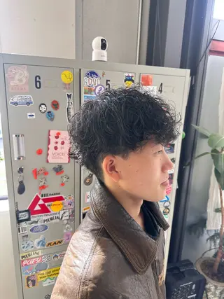 パーマ メンズ 井村 晃琉のヘアスタイル