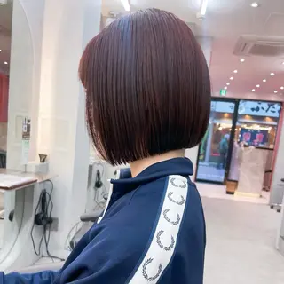 ショート Misaki /ボブ/縮毛矯正のヘアスタイル