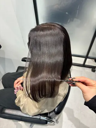 ミディアム SALOWIN上野店所属・美髪ヘア 🤍erikaのヘアスタイル