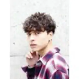 パーマ メンズ ボブ/髪質改善 jionのヘアスタイル