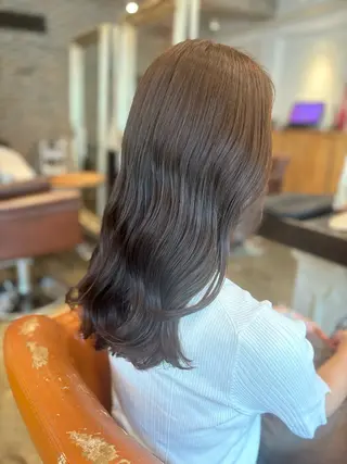 ロング カラー 髪質改善カラー ブラウン🤎YUMEのヘアスタイル