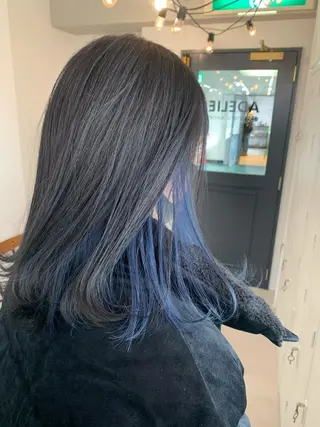 ミディアム カラー FRAME+spa&hair roomなんば駅前店所属・🌸MAYU🌸 ハイトーン➕レイヤーのヘアスタイル