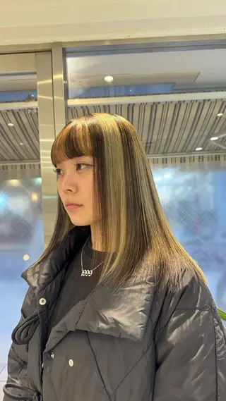 ロング 吉祥寺/koume/ カラー/レイヤーのヘアスタイル