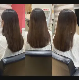 ロング カラー 『艶髪』で印象が激変 ！髪質改善専門KONのヘアスタイル