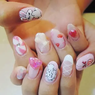 ネイル 東 千夏のネイルデザイン