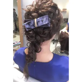 ヘアアレンジ 安永 涼のヘアスタイル