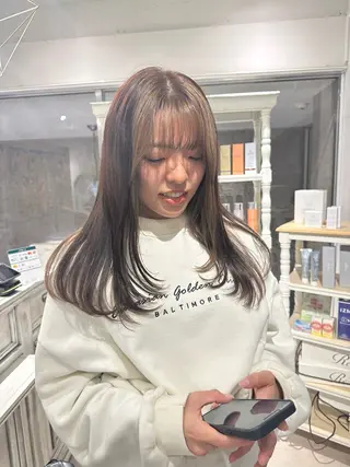 ロング 透明感/レイヤー/ 姫カット Fukuのヘアスタイル