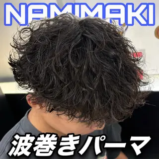 ショート パーマ メンズ Aguhair dolce所属・すぐ予約可能⭕️ さかもとゆうきのヘアスタイル