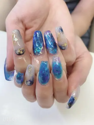 セミロング JNA認定講師🌸 RIEのネイルデザイン