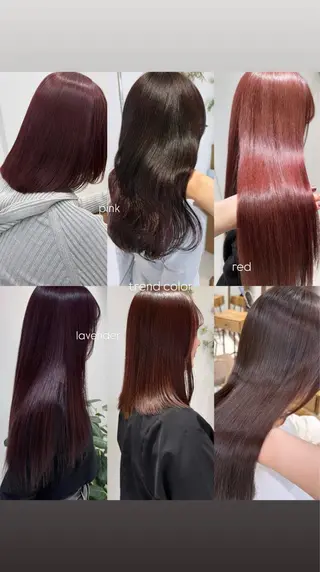 ロング カラー 暖色カラー /ヘアアレンジ/花鈴のヘアスタイル