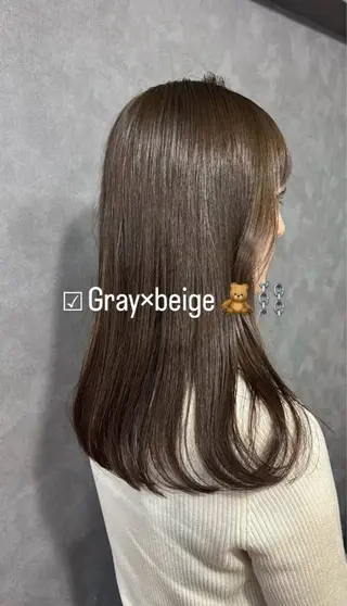 ロング カラー chouette/ 根本優希のヘアスタイル