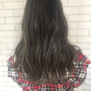 セミロング カラー 佐藤 高徳のヘアスタイル