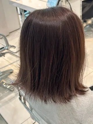 ミディアム カラー スパイキーショート／ パーマ平松秀門のヘアスタイル