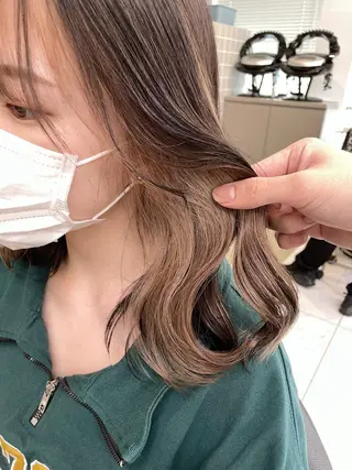ロング カラー *モデル募集🤍横浜 透明感カラー🫧のヘアスタイル