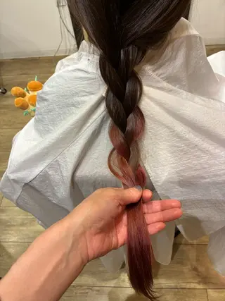 ロング カラー 清水 美香のヘアスタイル