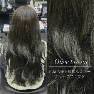 カラー HARUKI MINATO Japan FUKUOKA所属・秋屋 美々梨のヘアスタイル