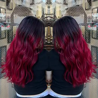 ロング カラー レイヤー/ボブ/ ミニボブ/AOIのヘアスタイル