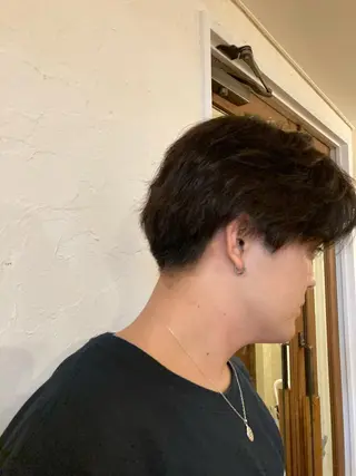 ショート カラー メンズ 🌸栄/髪質改善 透明感/ムラカミ🌸のヘアスタイル