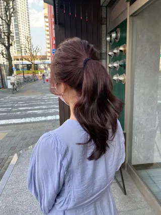 セミロング カラー イチカワ ミオ/ minim hairのヘアスタイル