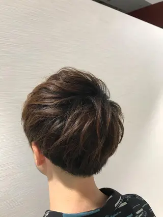 ショート カラー メンズ 【東北メンズヘア1 位受賞🥇】本間祐太のヘアスタイル