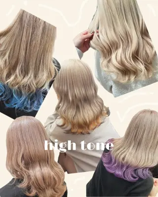 セミロング カラー ヘアアレンジ 新宿color🐝 AYAKA🌈💖のヘアスタイル