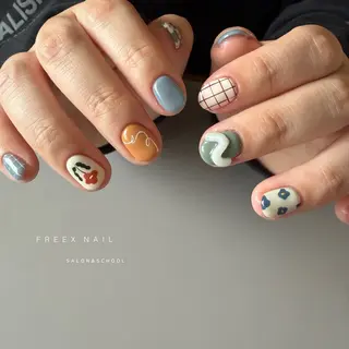 ネイル Freex nail所属・freex nail /ニュアンス/個性派のネイルデザイン