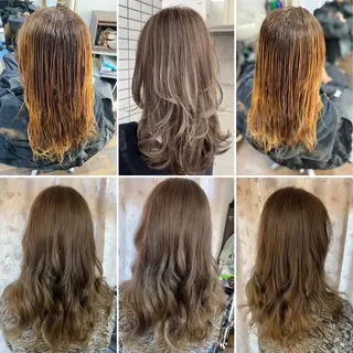 ロング パーマ glosstokyo所属・縮毛矯正技師須藤玲人 髪質改善師ゴトウのヘアスタイル