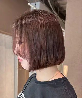 ショート YUKI🎀透明感 カラー/暗髪艶カラーのヘアスタイル