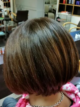 ミディアム 山中 誠一朗のヘアスタイル