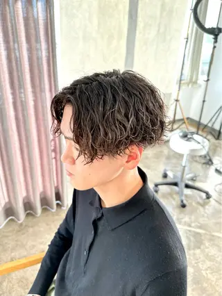 パーマ メンズ 骨格補正施術/メンズ 専門美容師/YUYAのヘアスタイル