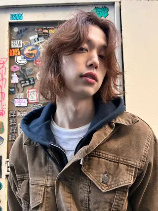 パーマ メンズ デザインカット/ パーマ/nanaのヘアスタイル