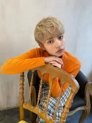 ショート カラー ショート/ボブ/ 心斎橋/宮脇美奈のヘアスタイル