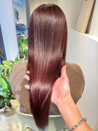 ロング カラー 髪質改善スペシャリス ト長尾勇弥/梅田中津のヘアスタイル