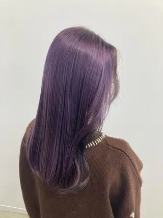 ロング MiRI💜地毛級 エクステ✖似合わせ技のヘアスタイル